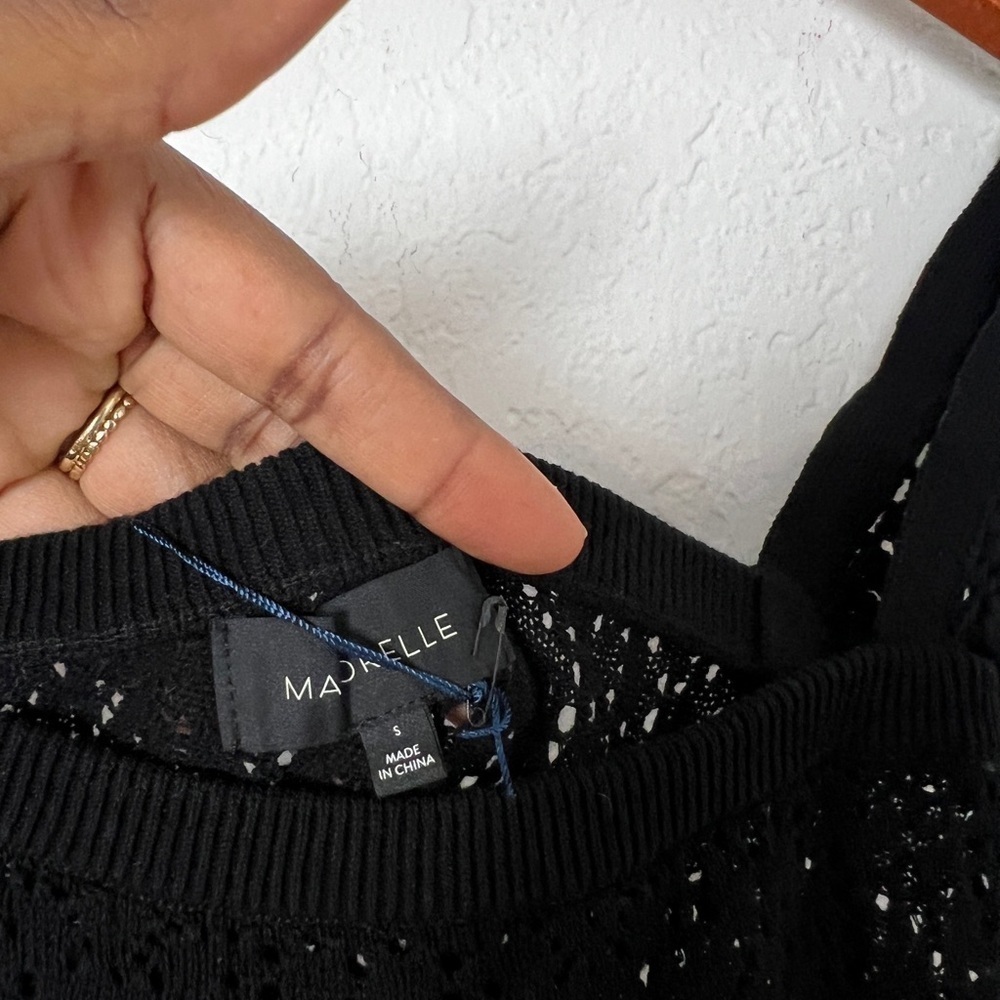 MAJORELLE Karenza Pointelle Crop Top - Picture 5 of 6